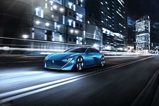 标致Instinct混合动力概念车将亮相日内瓦车展
