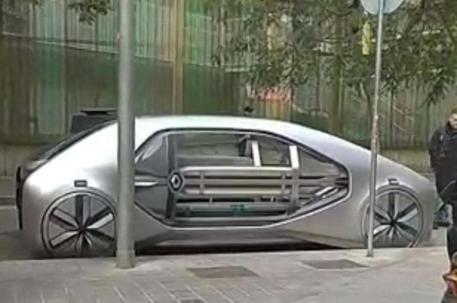 这是个什么机器？雷诺纯电动概念车谍照