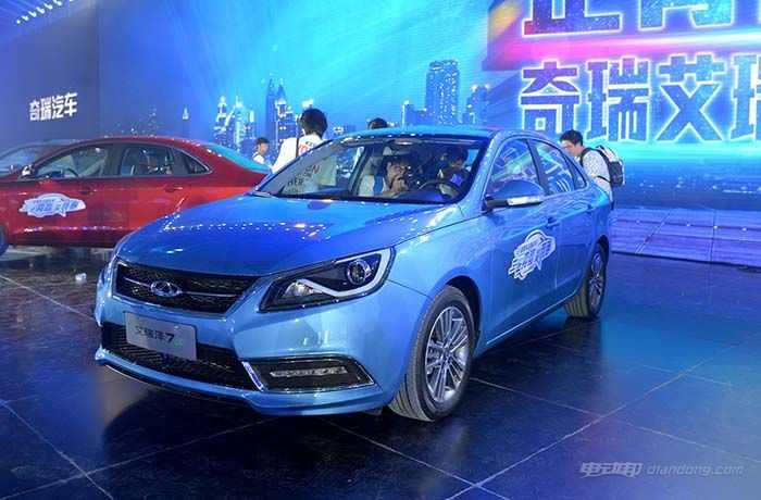 奇瑞艾瑞泽7e上市 售价17.99-21.29万元