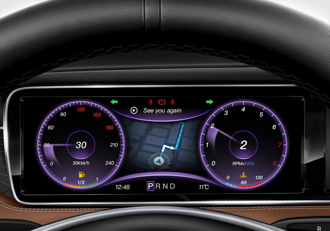 汽车仪表盘怎么看,车速里程表介绍