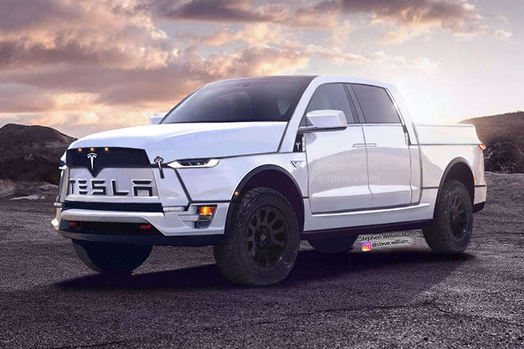 量产版或今年年内发布 特斯拉皮卡假想图曝光 