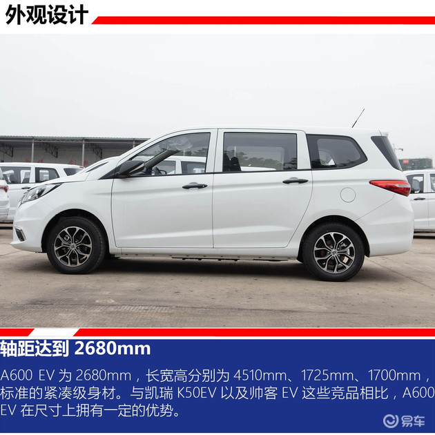 空间动力续航表现都不俗 图解长安欧尚a600 ev