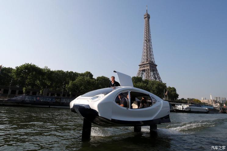 无噪音无污染 法国水上出租车开始测试